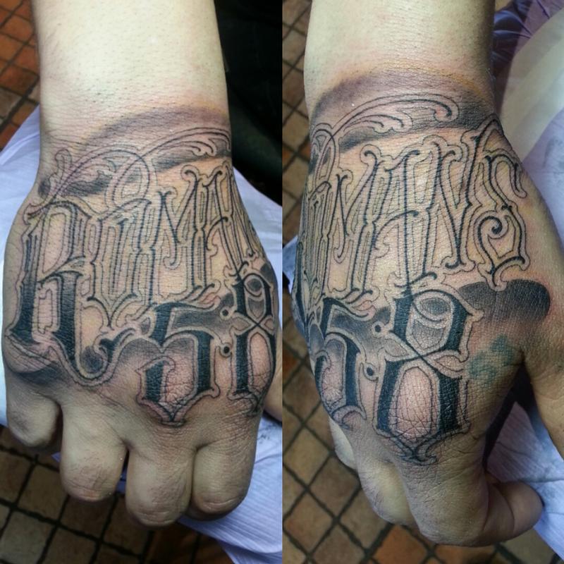 freehand script handjammer