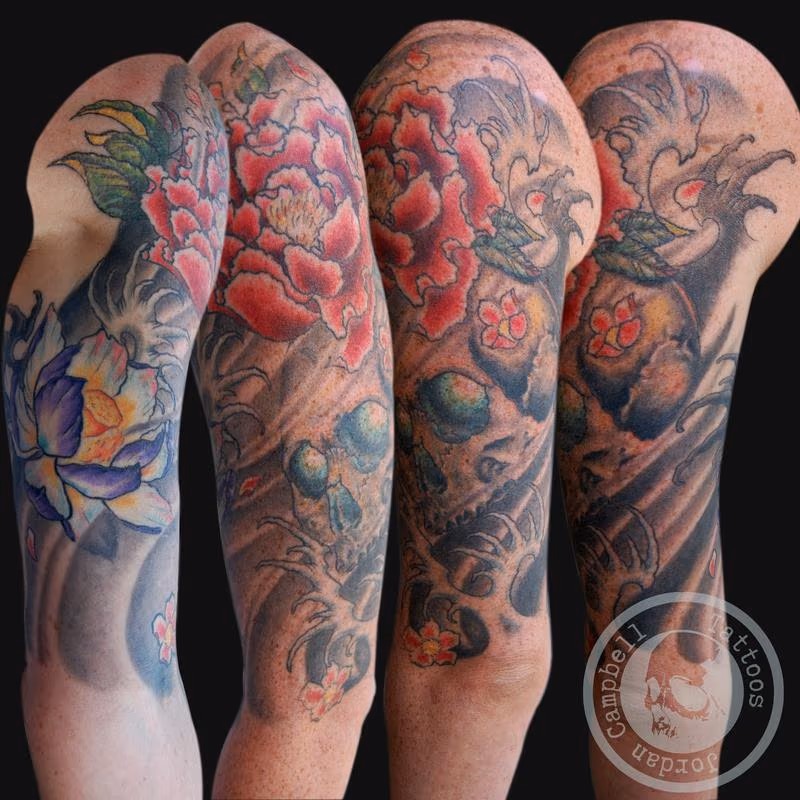 life and death half sleeve