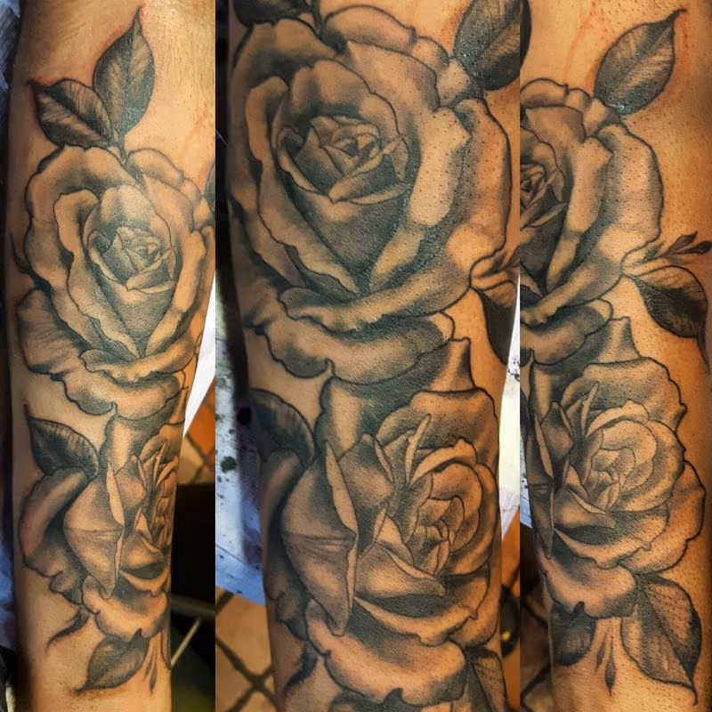 Freehand Roses