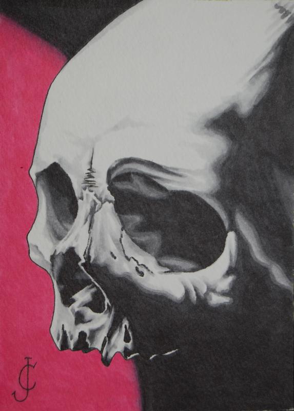 Skull painting