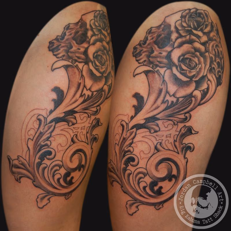 Filigree Skull
