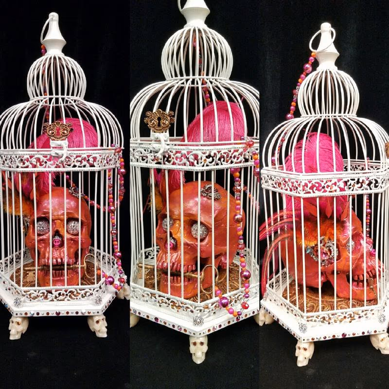 Caged Sugar Skull