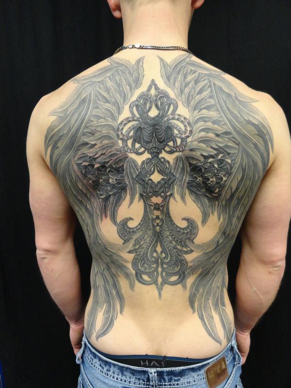 Wings with cross