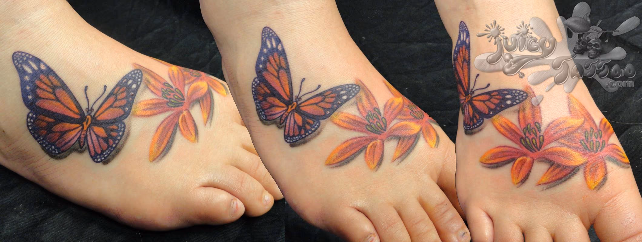 Butterfly and Flowers