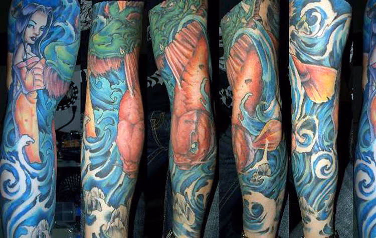 Koi Geisha Sleeve