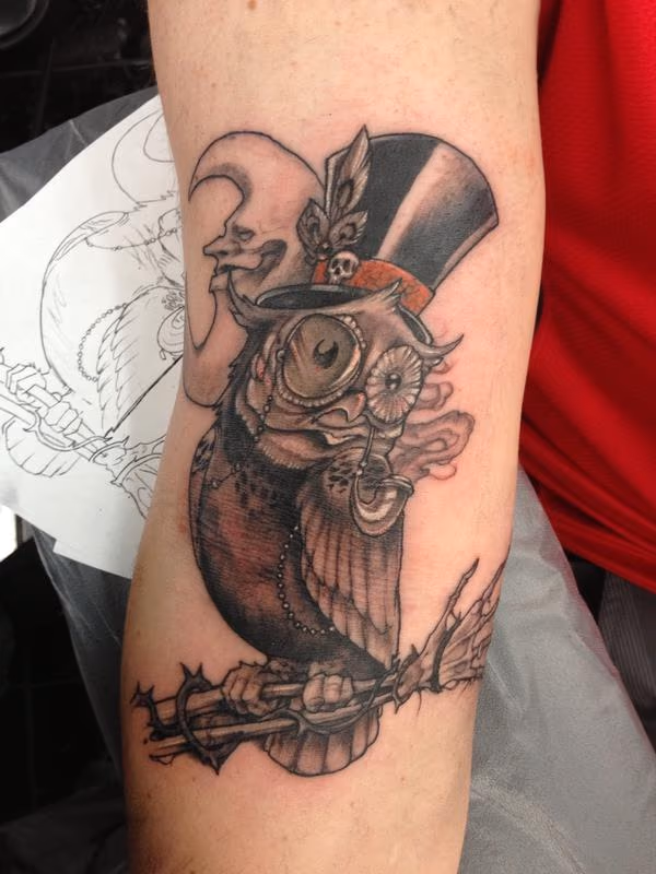 Fun fancy owl
