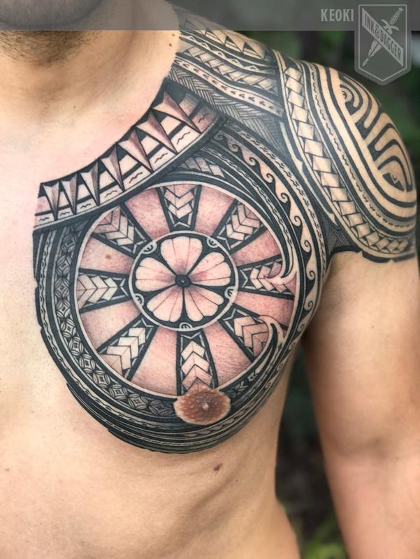 Polynesian chest panel