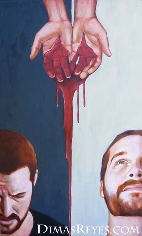 "His Blood Brings Peace"