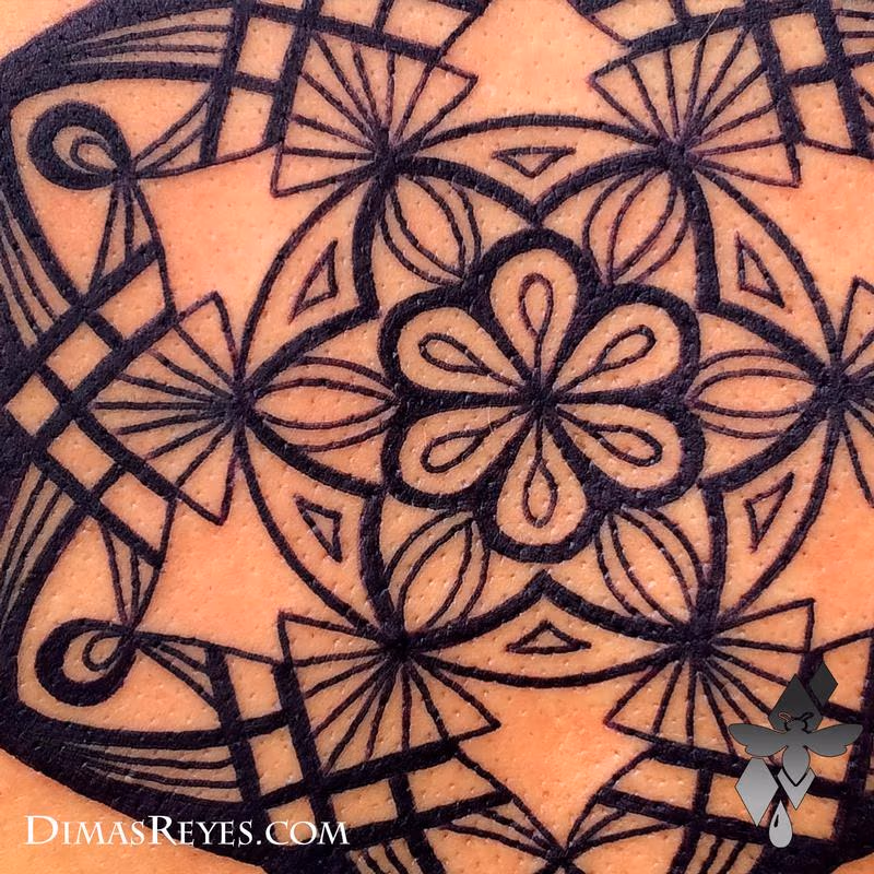 Mandala Tattoo Detail