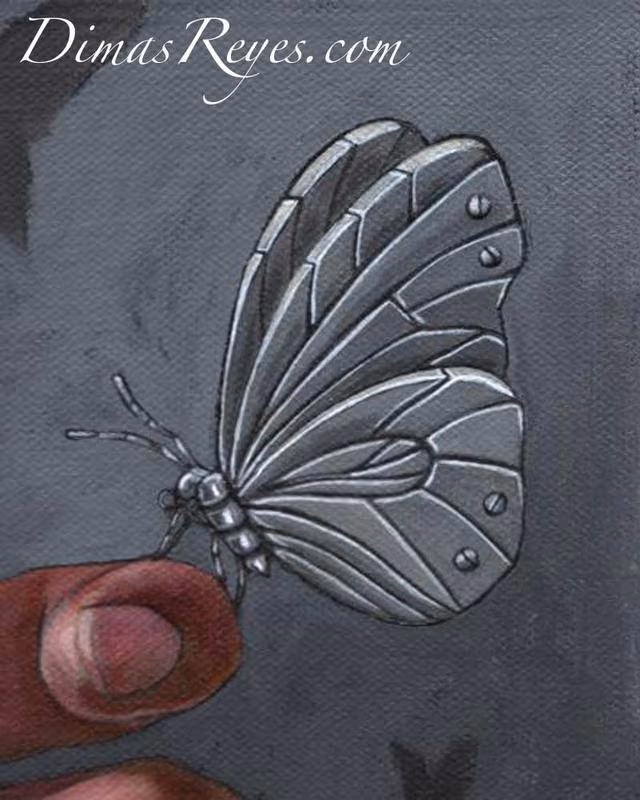 detail "Mariposa Robotica"