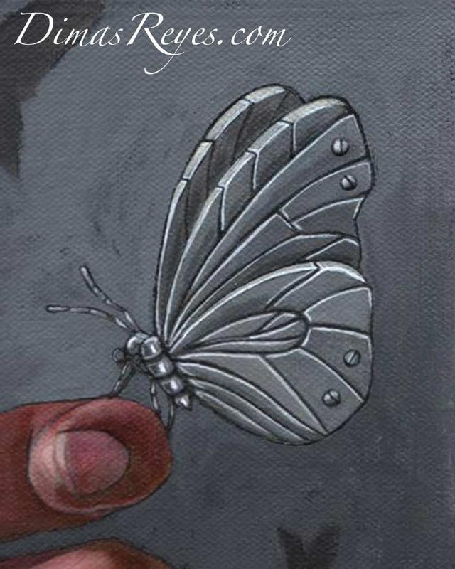 detail "Mariposa Robotica"