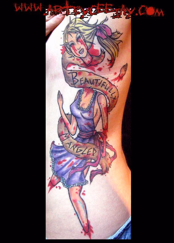 "Beautifully Mangled" Tattoo