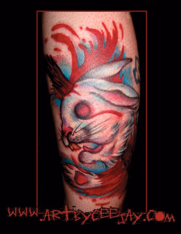 Dead Bunny Tattoo
