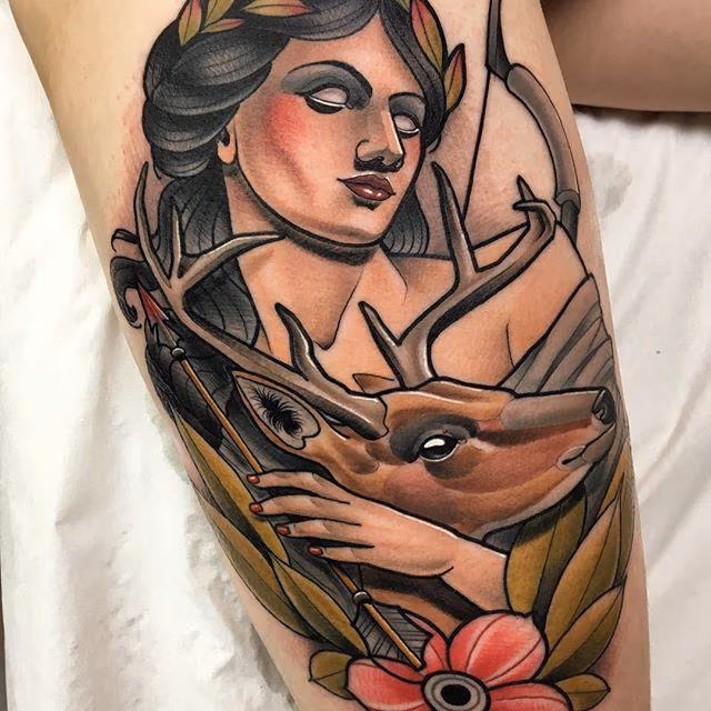 Neo Traditional Goddess