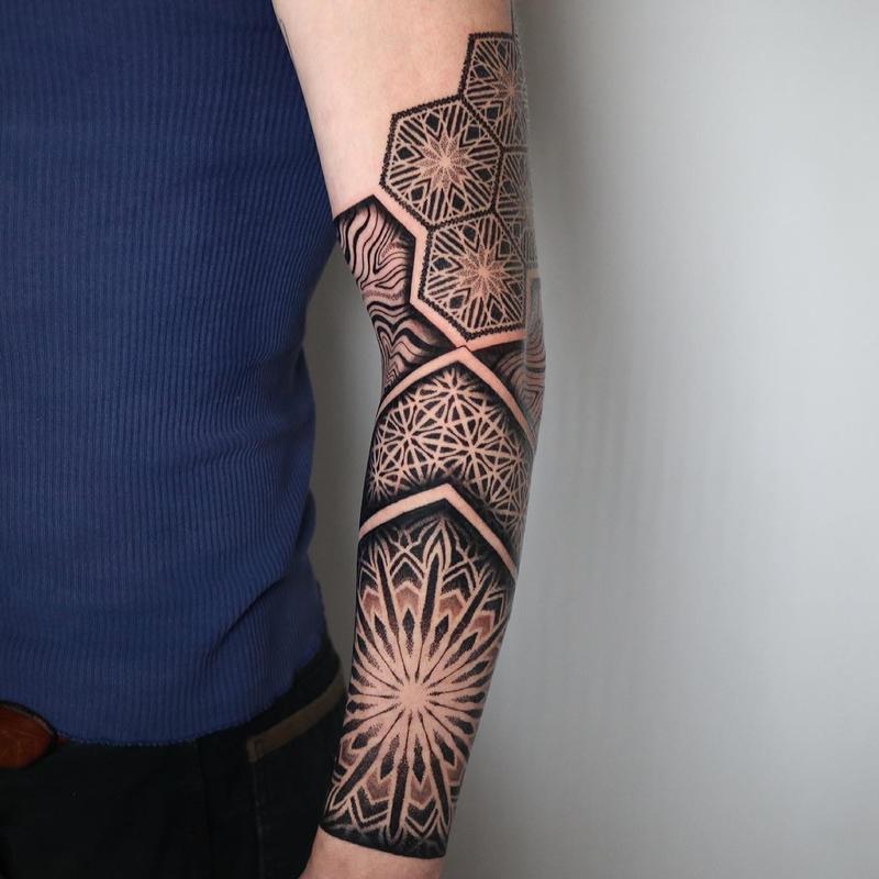 Geometric Forearm Tattoo