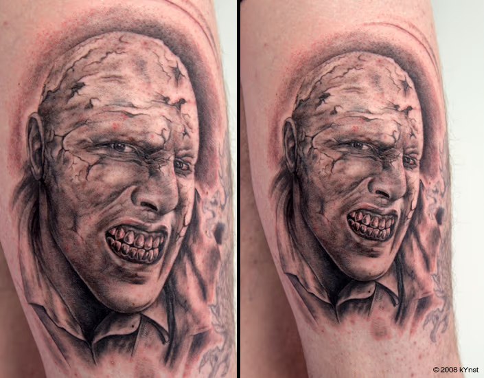 Dave Elsey zombie in progress..