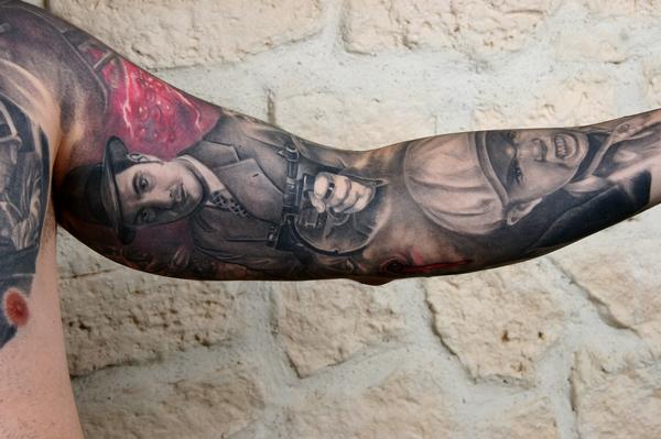 Gangsta.TATTOO PARIS AVIGNON FRANCE, TATOUAGE PARIS AVIGNON TATTOOS,TATOUEUR PARIS, BOUTIQUE TATTOO PARIS, BOUTIQUE TATOUAGE AVIGNON