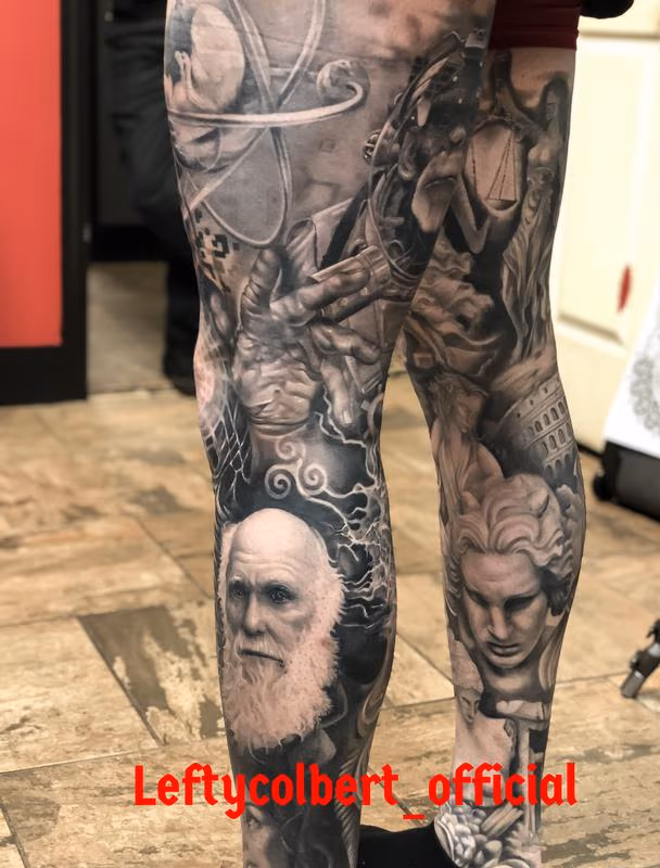 Classics Black and Grey Leg Sleeve