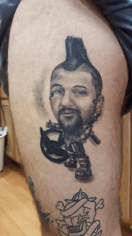 Clint Cummings Portrait Tattoo