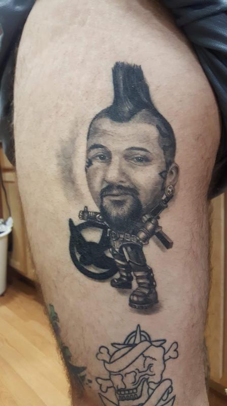 Clint Cummings Portrait Tattoo