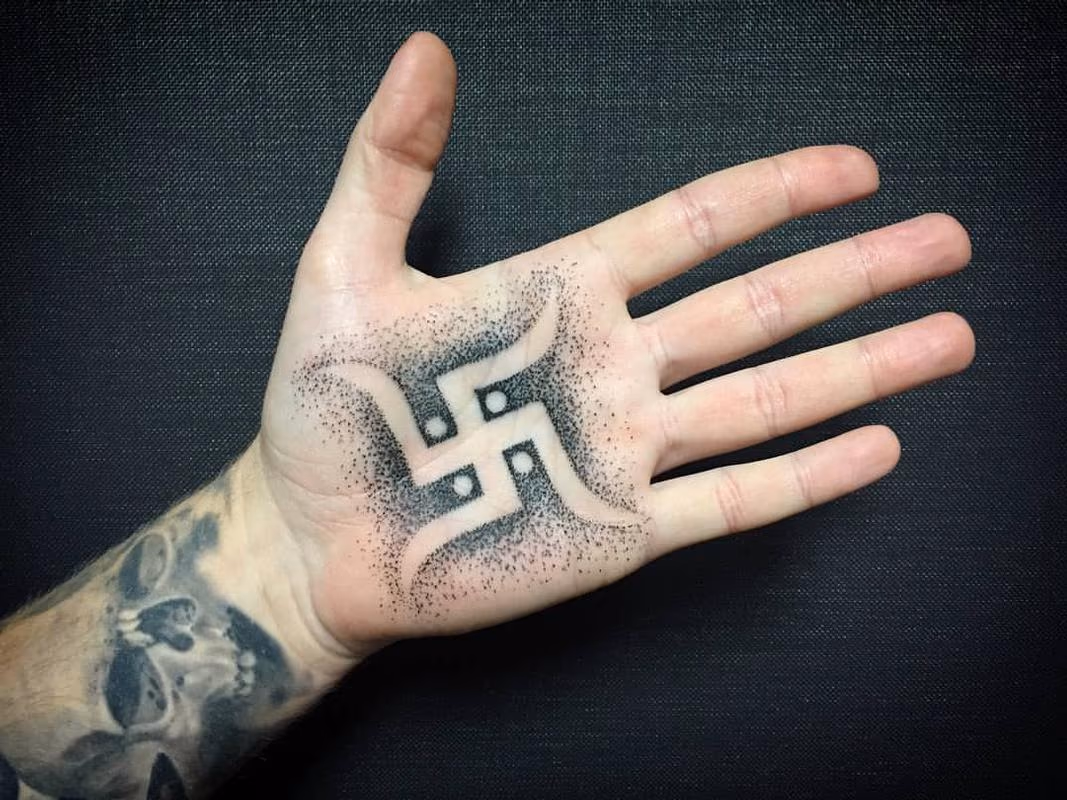 Dotwork Swastika