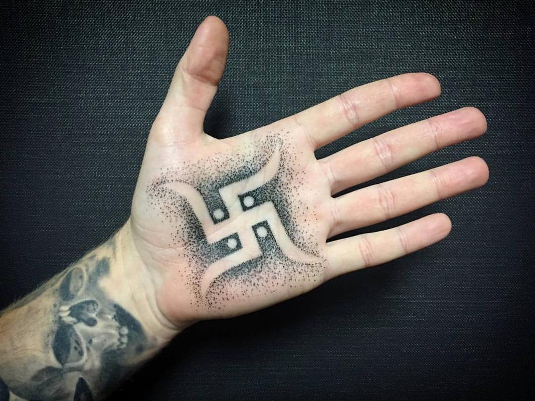 Dotwork Swastika