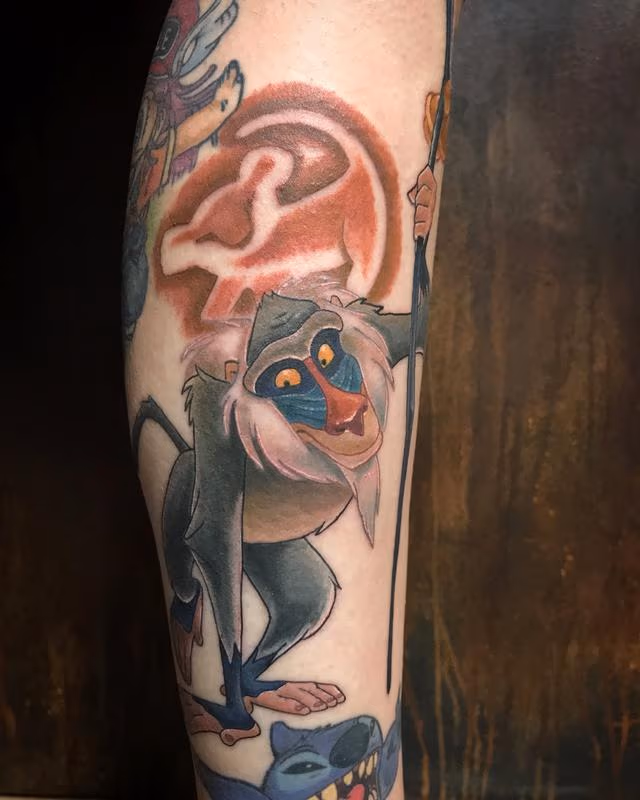 Rafiki/simba/lion king