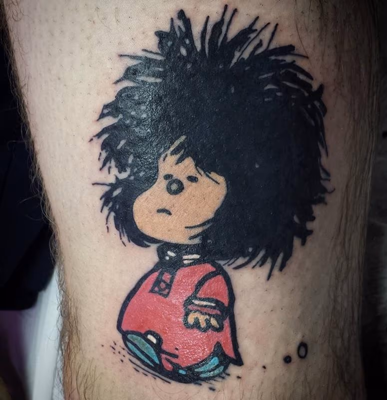 Color Cartoon Tattoo