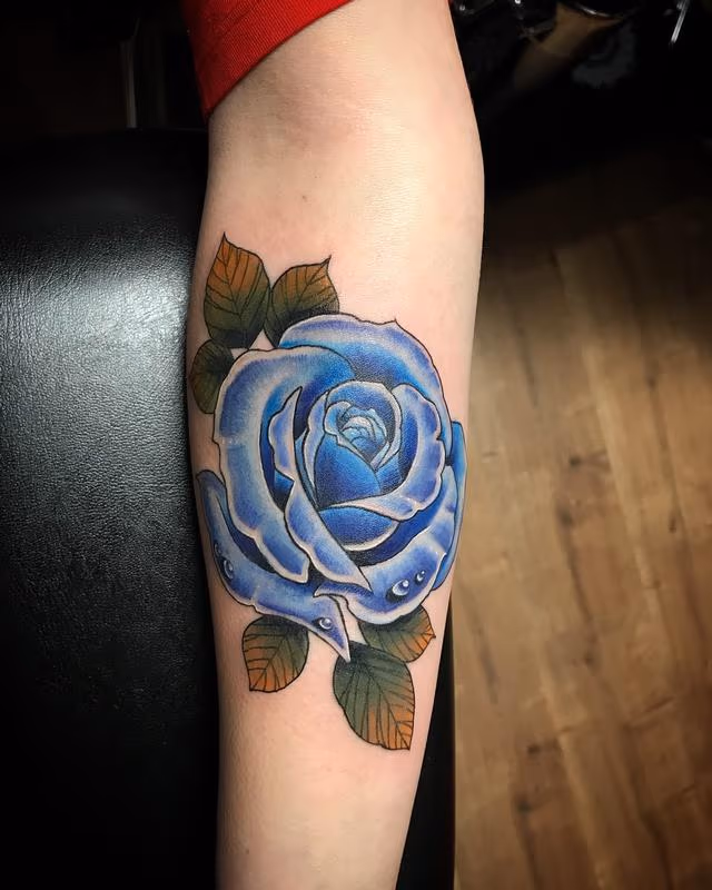 Blue rose