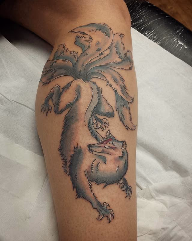 Japanese Kitsune in Color