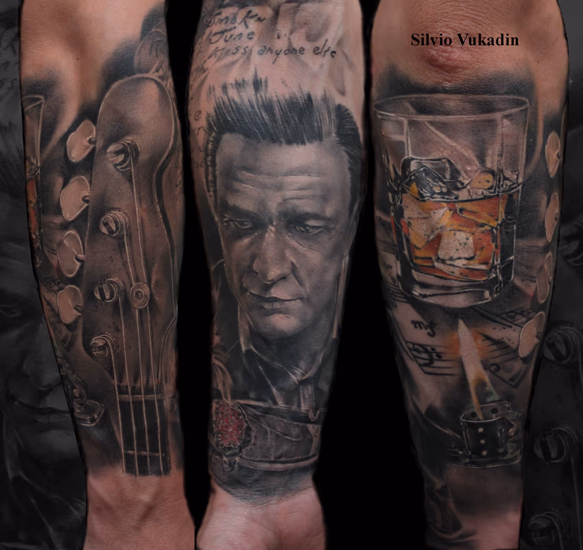 Music themed sleeve