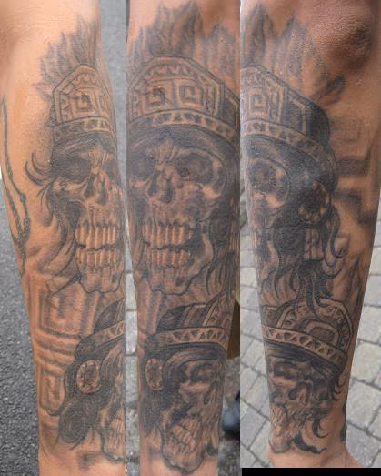 aztec skulls