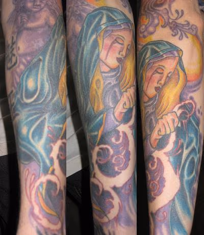 in progress religious sleeve