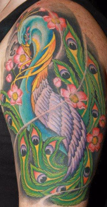 peacock tattoo