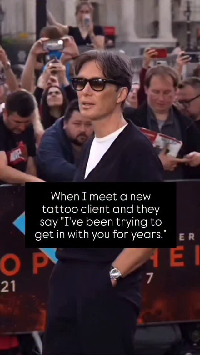 When a client tells me they've been trying to book me for years, it feels incredible that they've waited.