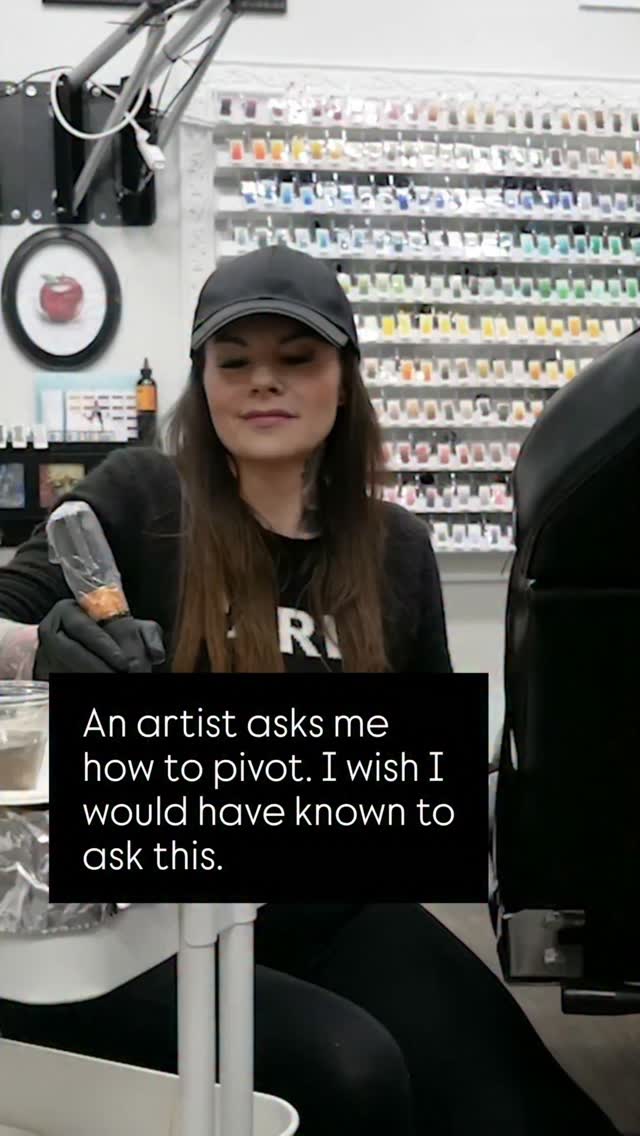 That's the question isn't it? I wish I had asked it sooner. I wish I would have known to ask it. That's when the work ca