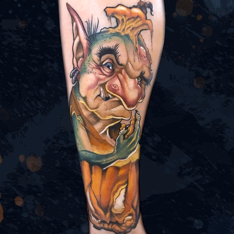 Pumpkin Goblin Sleeve
