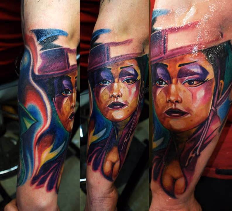 geisha in progress