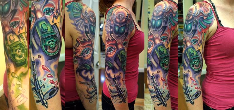airbrush tribute sleeve
