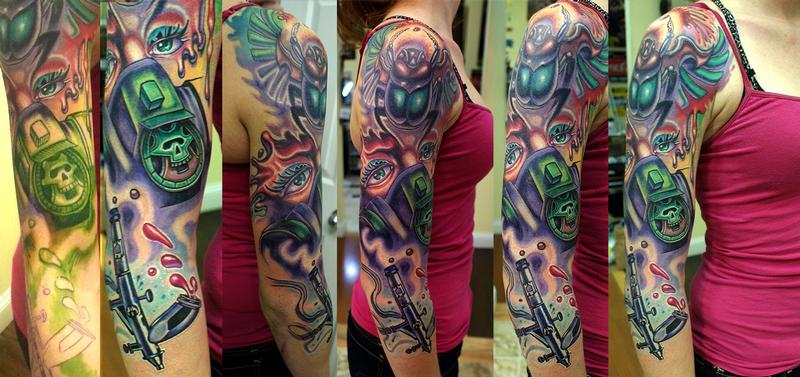 airbrush tribute sleeve