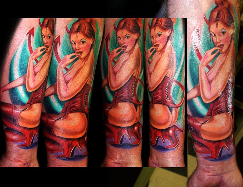 devil pinup