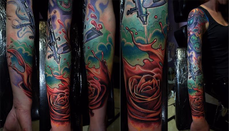 rose paint