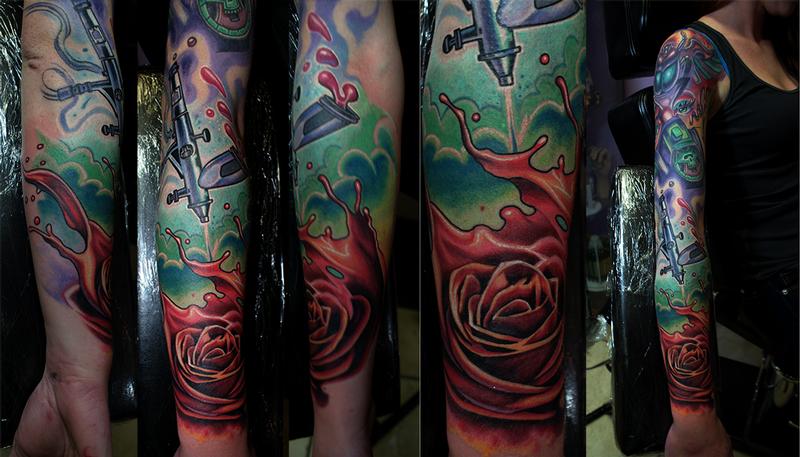 rose paint