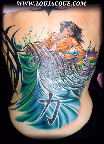 Mermaid Backpiece
