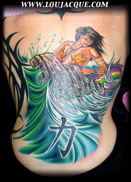 Mermaid Backpiece