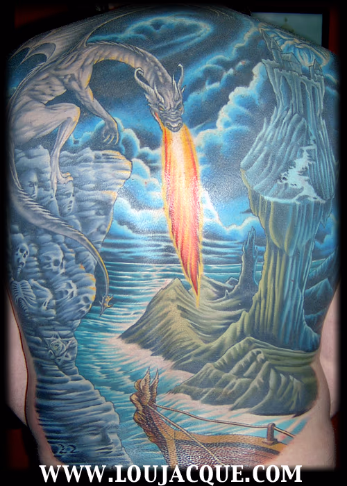 Dragon back piece