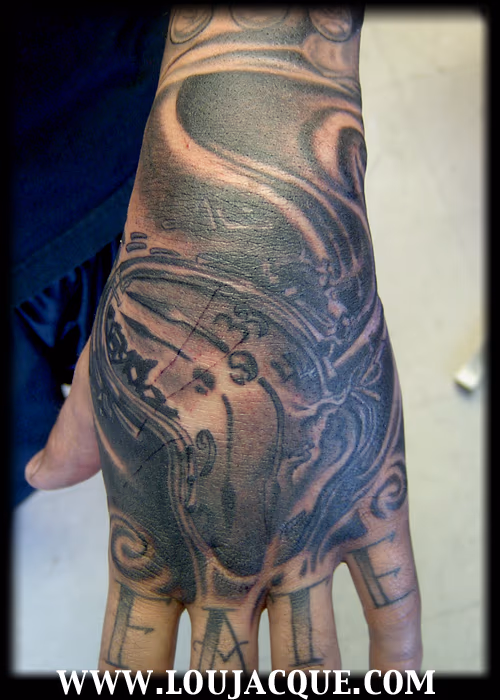 Dali Clock on Hand