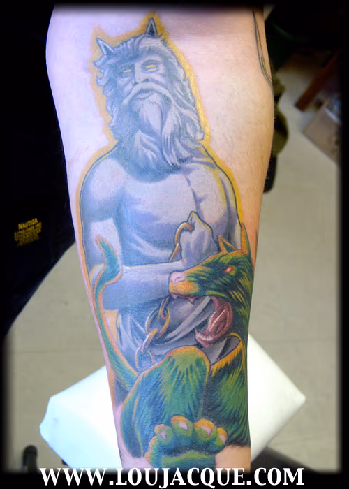 mythology sleeve in progress