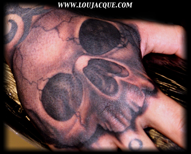 Skull on Hand