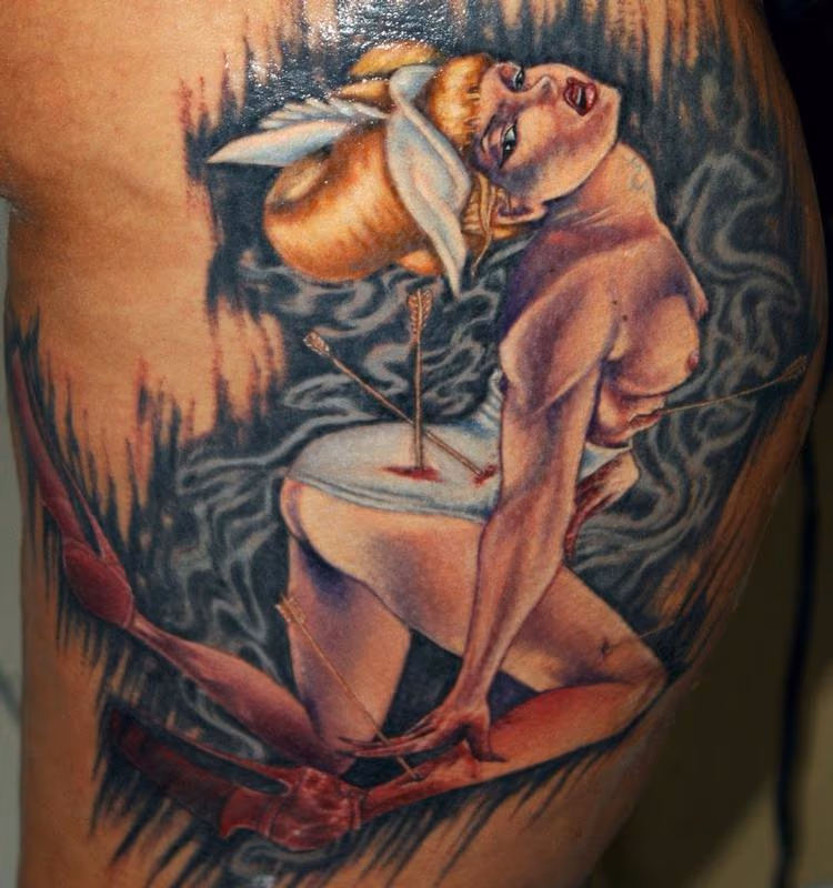 Reproduction of a pin up